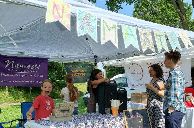 NamasTea at the Trumansburg Farmer's Market